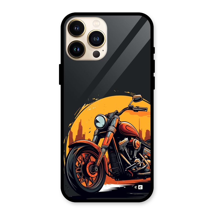 Extreme Cruiser Bike Glass Back Case for iPhone 13 Pro Max
