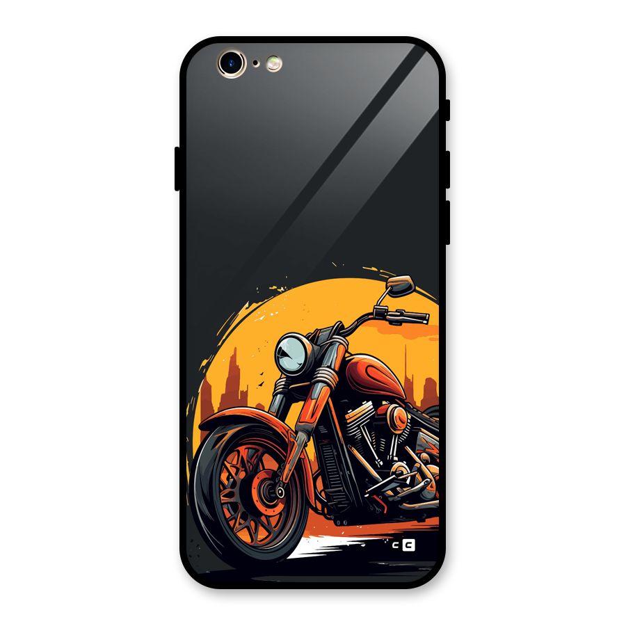 Extreme Cruiser Bike Glass Back Case for iPhone 6 6S