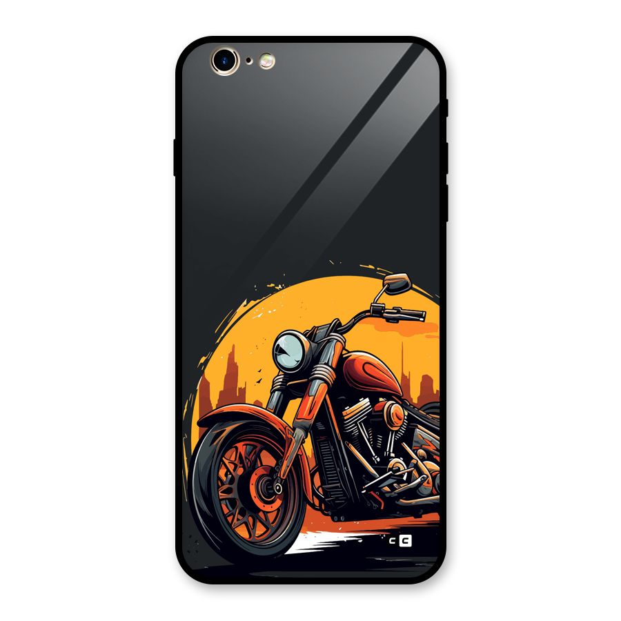 Extreme Cruiser Bike Glass Back Case for iPhone 6 Plus 6S Plus