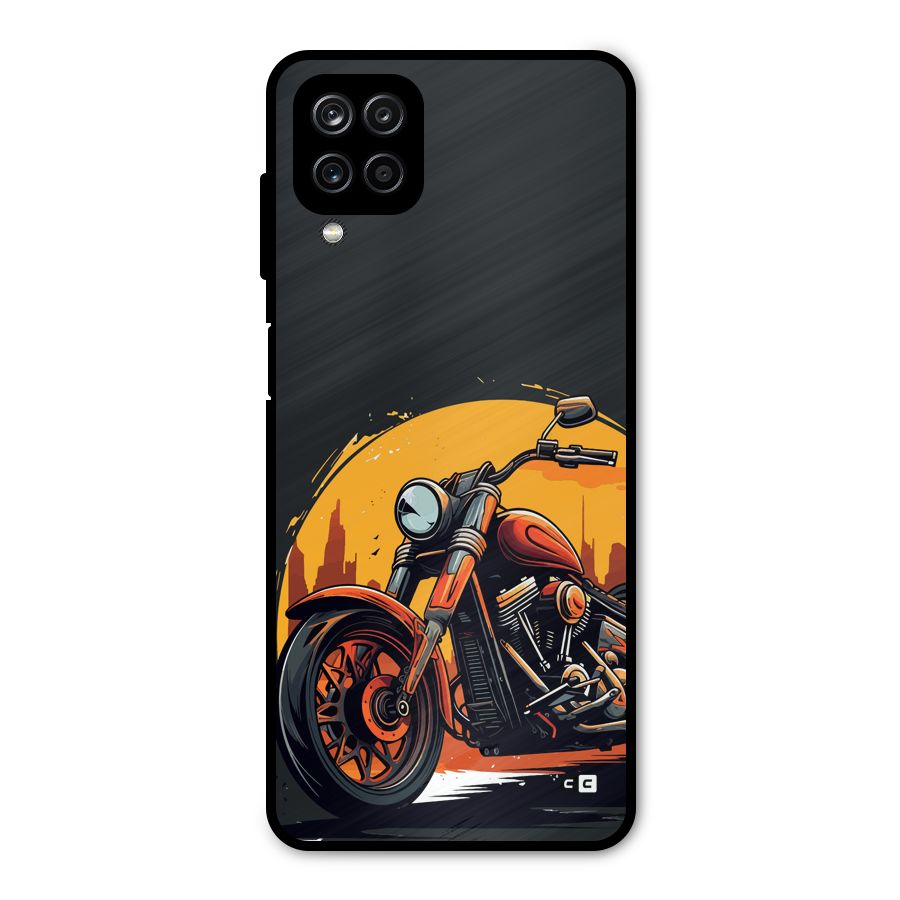 Extreme Cruiser Bike Metal Back Case for Galaxy A12