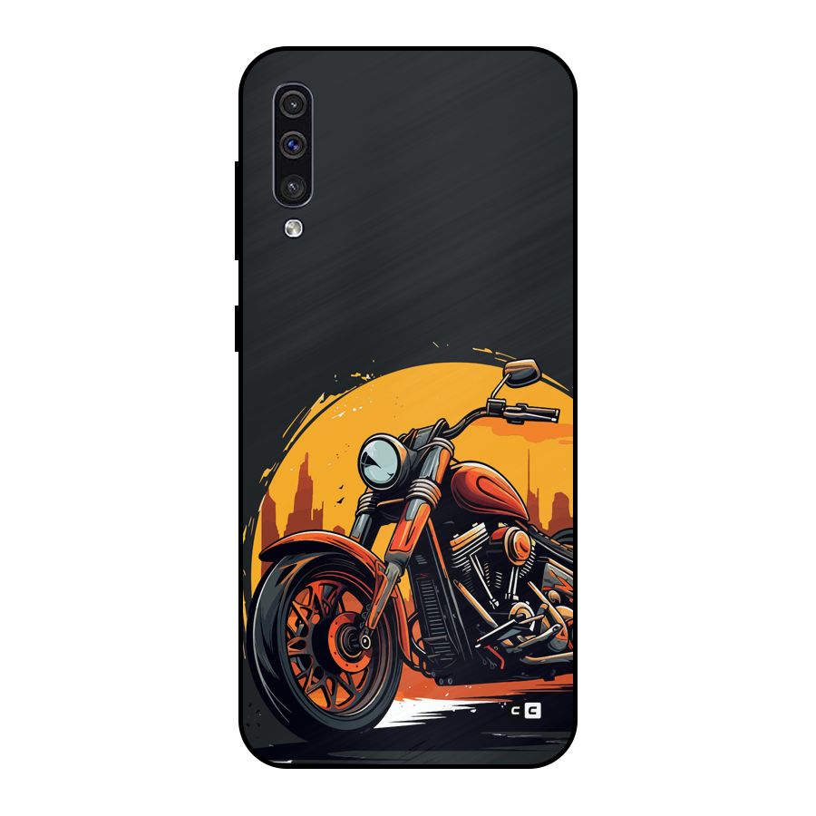 Extreme Cruiser Bike Metal Back Case for Galaxy A50s