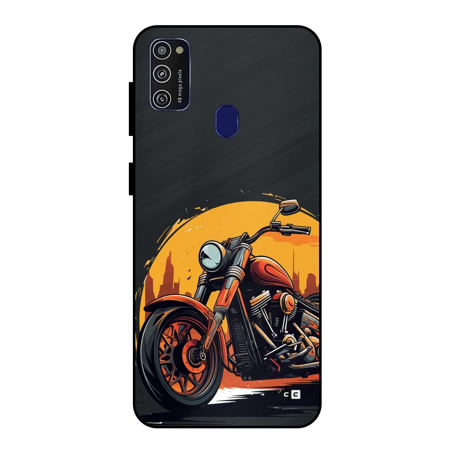 Extreme Cruiser Bike Metal Back Case for Galaxy M30s