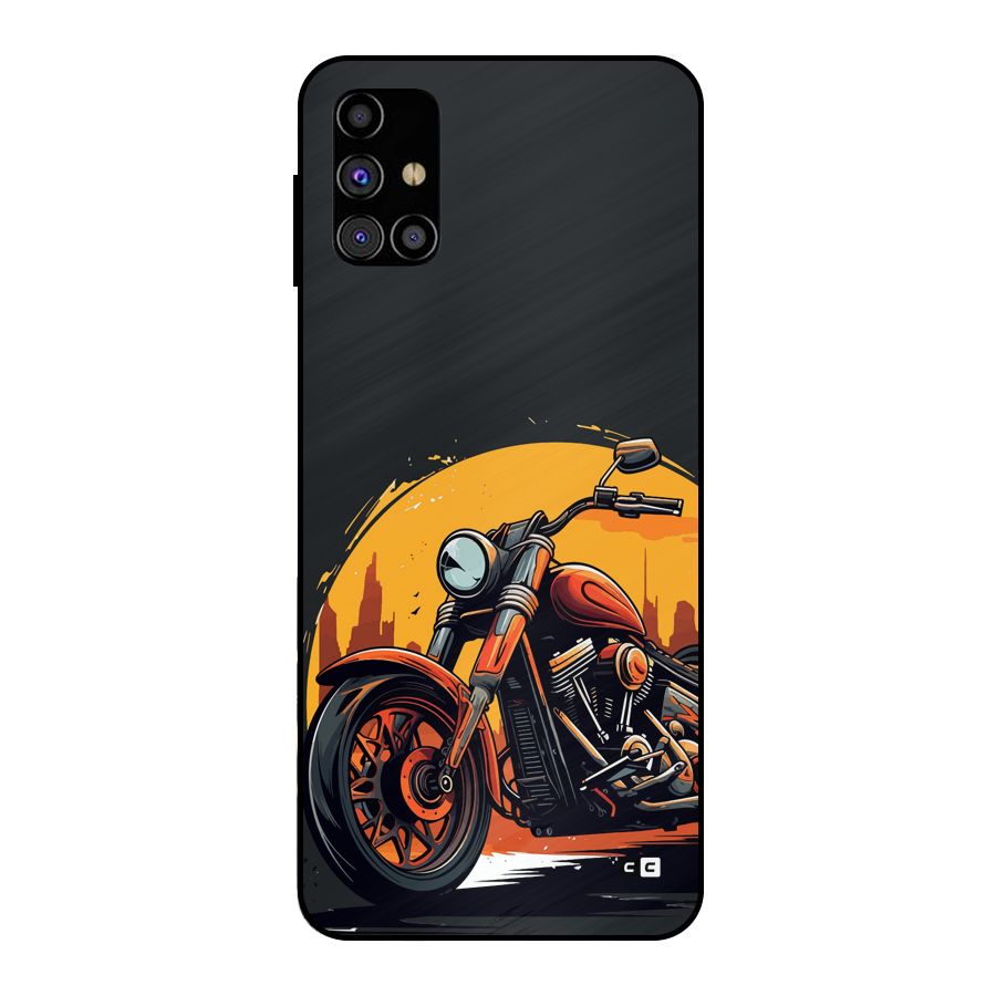 Extreme Cruiser Bike Metal Back Case for Galaxy M31s
