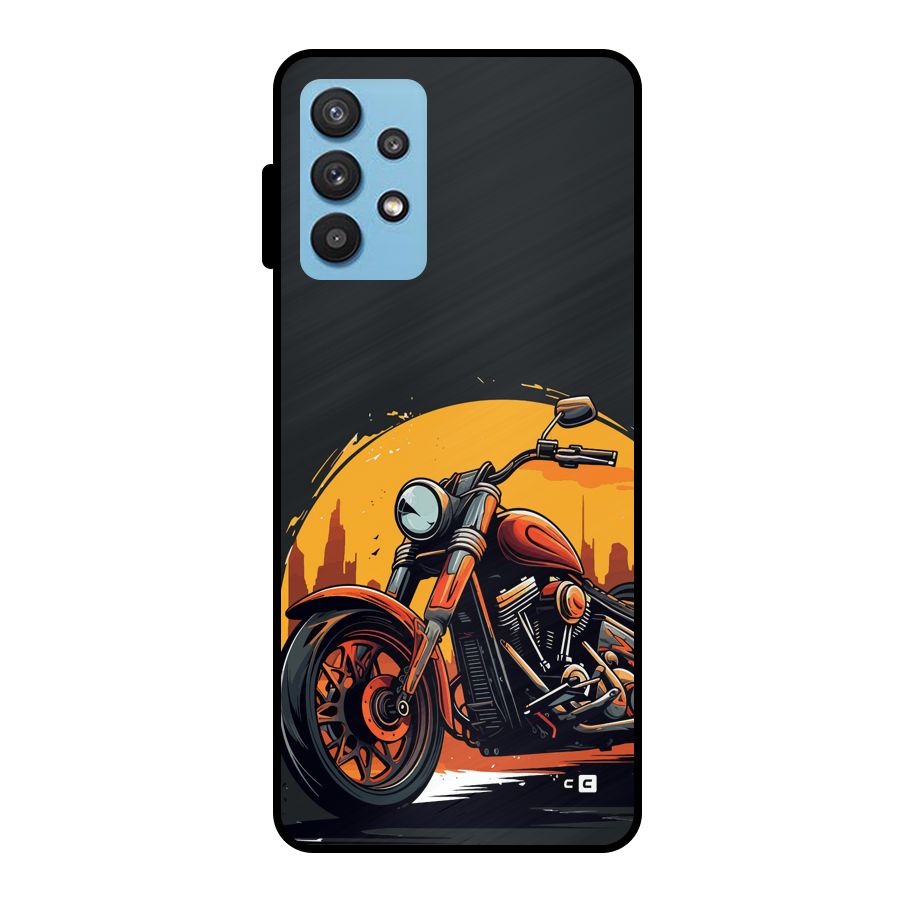 Extreme Cruiser Bike Metal Back Case for Galaxy M32 5G