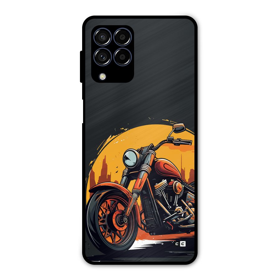 Extreme Cruiser Bike Metal Back Case for Galaxy M53 5G