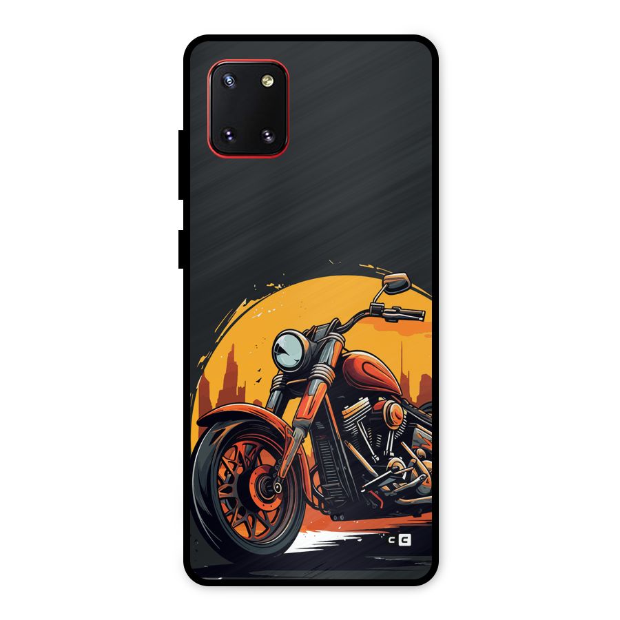 Extreme Cruiser Bike Metal Back Case for Galaxy Note 10 Lite