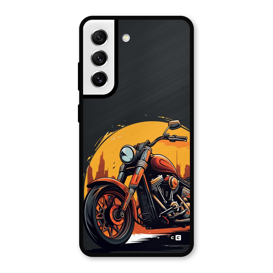 Extreme Cruiser Bike Metal Back Case for Galaxy S21 FE 5G
