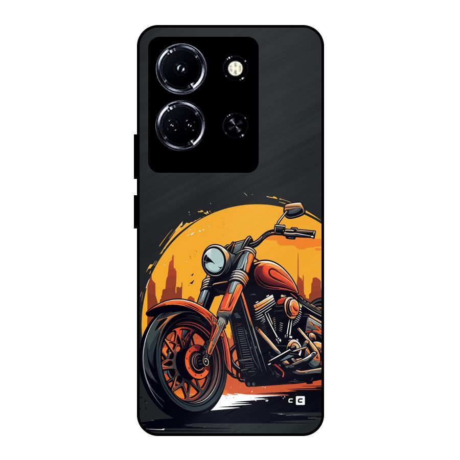 Extreme Cruiser Bike Metal Back Case for Infinix Note 30 5G
