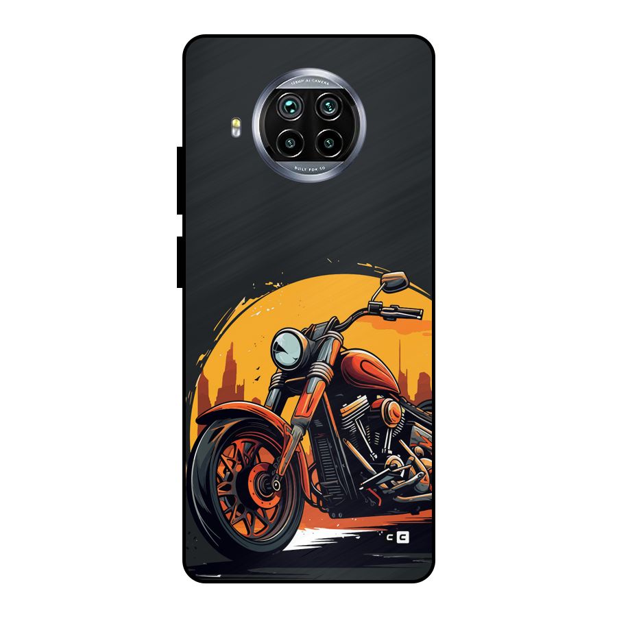 Extreme Cruiser Bike Metal Back Case for Mi 10i