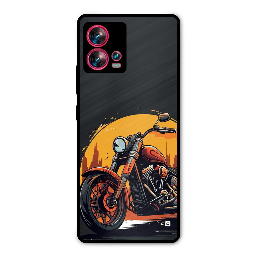 Extreme Cruiser Bike Metal Back Case for Motorola Edge 30 Fusion