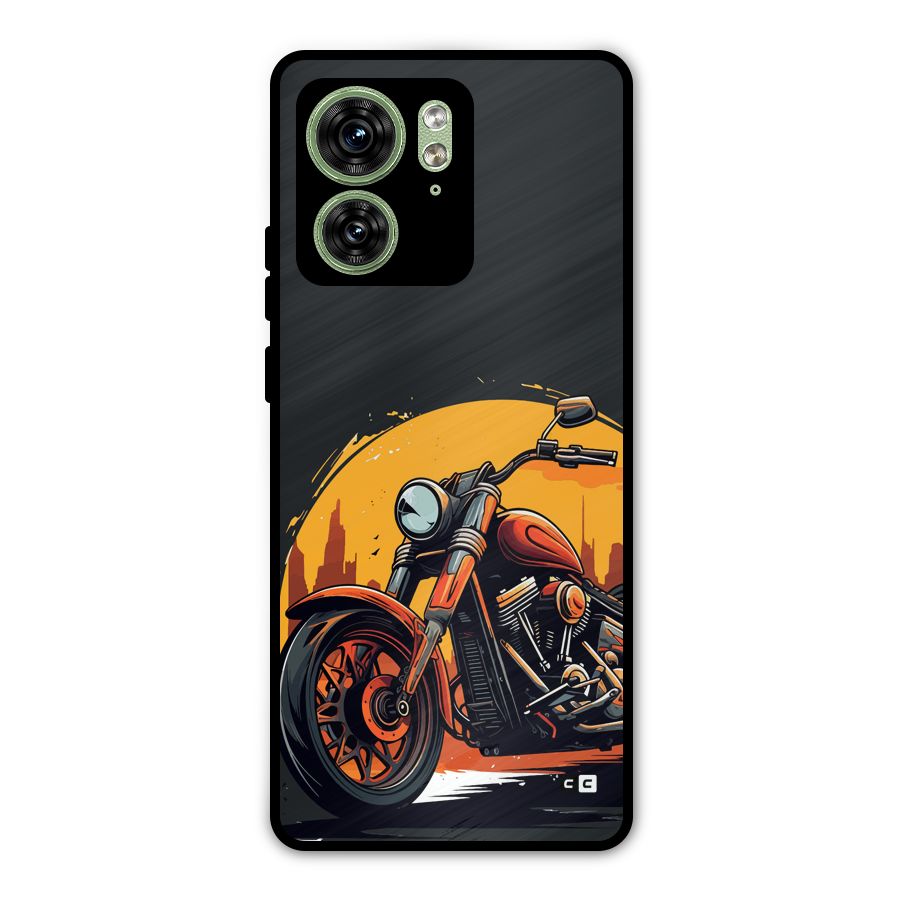 Extreme Cruiser Bike Metal Back Case for Motorola Edge 40 5G