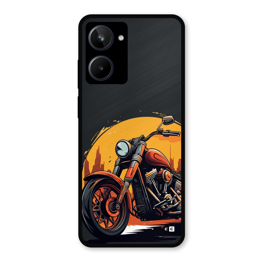 Extreme Cruiser Bike Metal Back Case for Realme 10