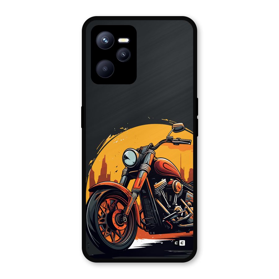 Extreme Cruiser Bike Metal Back Case for Realme C35