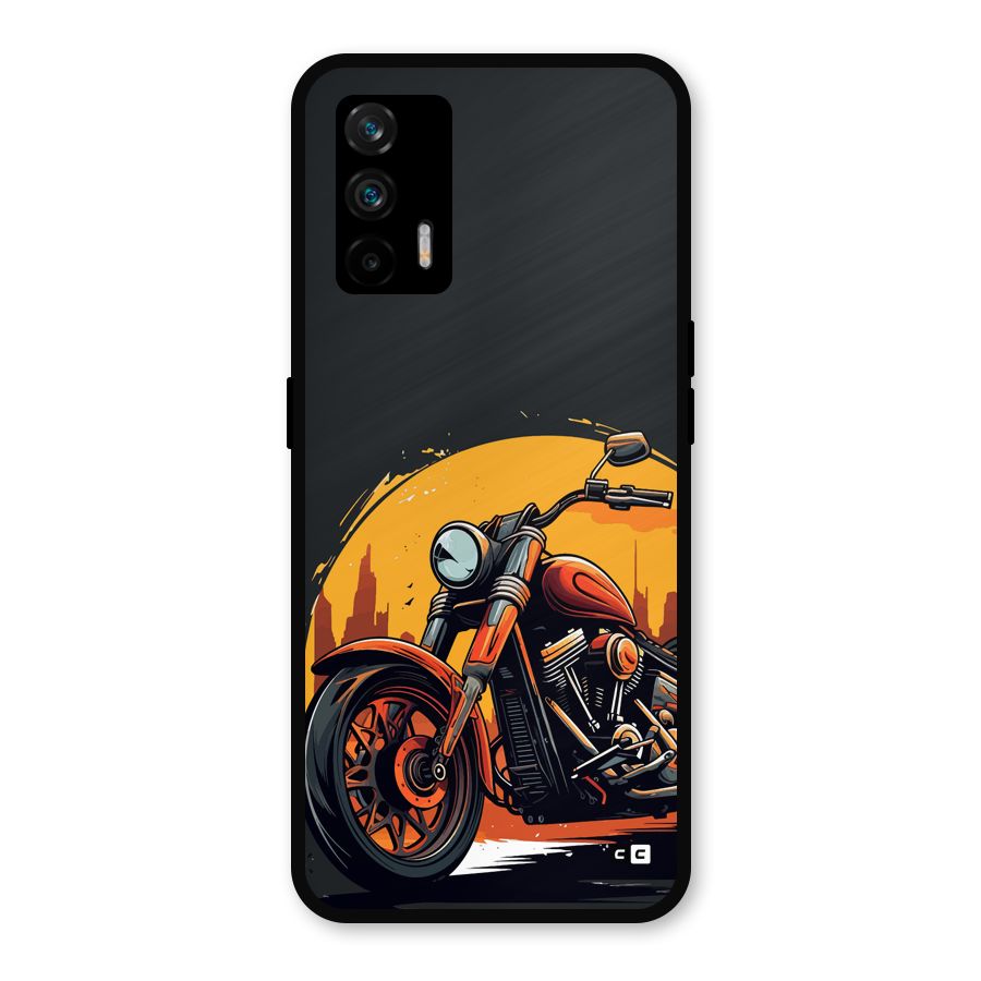 Extreme Cruiser Bike Metal Back Case for Realme X7 Max