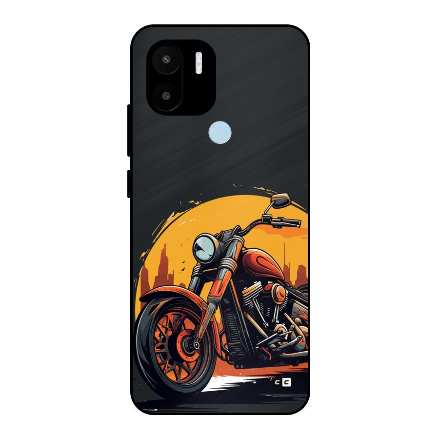 Extreme Cruiser Bike Metal Back Case for Redmi A1 Plus
