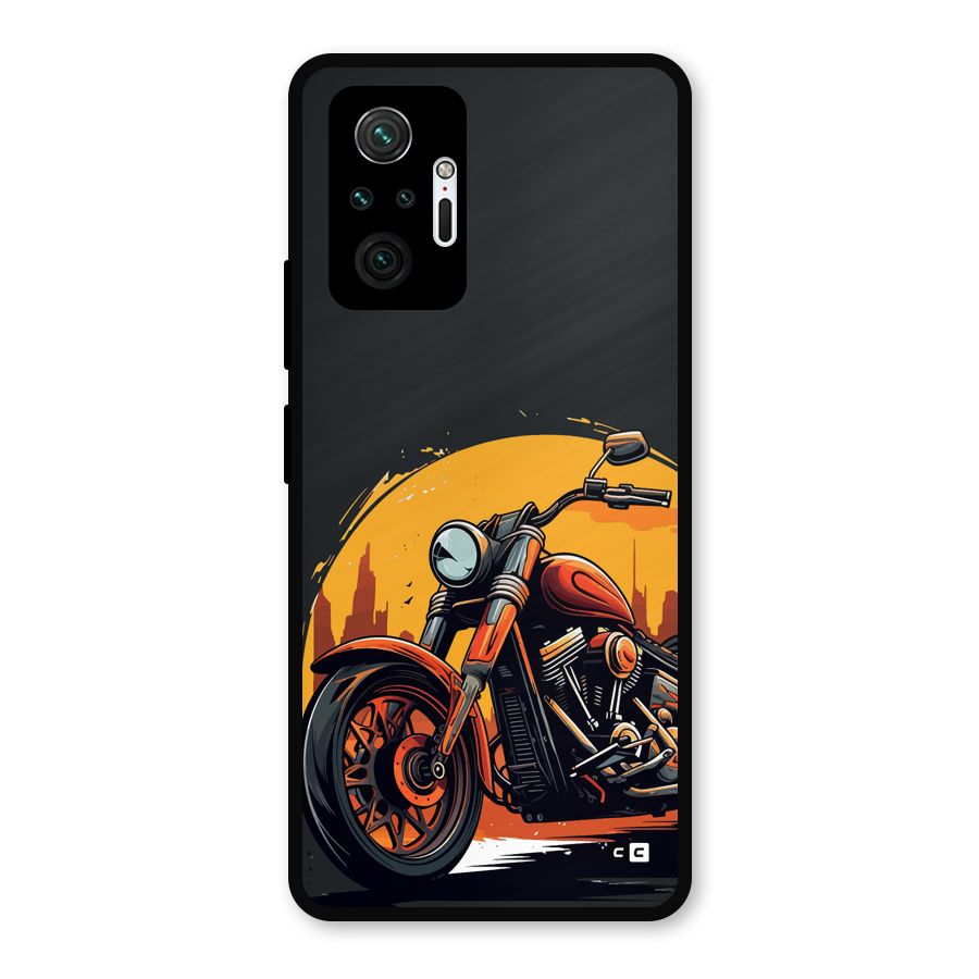 Extreme Cruiser Bike Metal Back Case for Redmi Note 10 Pro