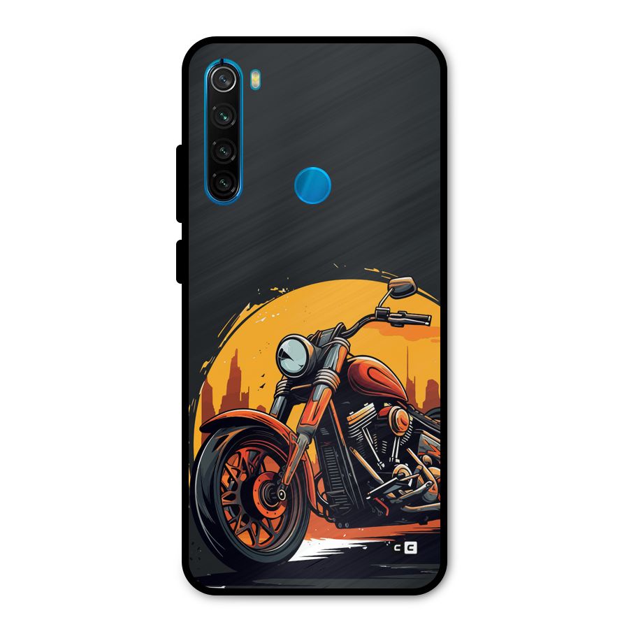 Extreme Cruiser Bike Metal Back Case for Redmi Note 8