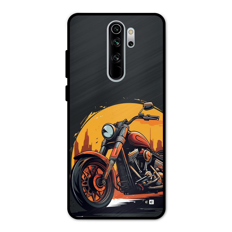 Extreme Cruiser Bike Metal Back Case for Redmi Note 8 Pro