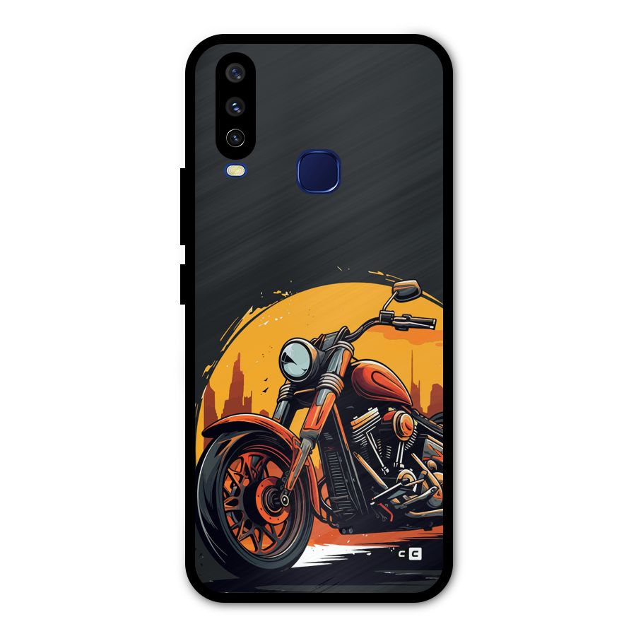 Extreme Cruiser Bike Metal Back Case for Vivo U10
