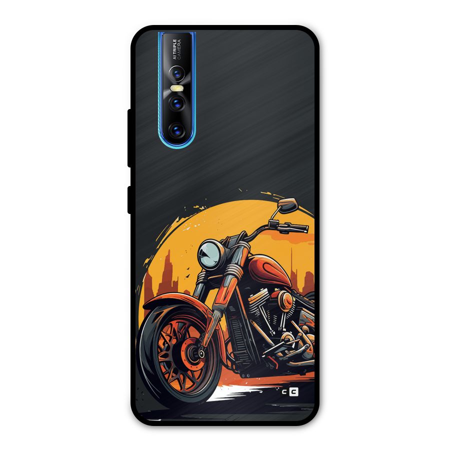 Extreme Cruiser Bike Metal Back Case for Vivo V15 Pro