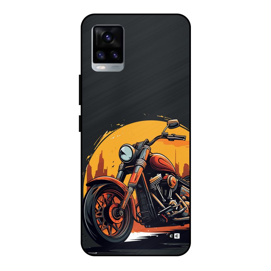 Extreme Cruiser Bike Metal Back Case for Vivo V20