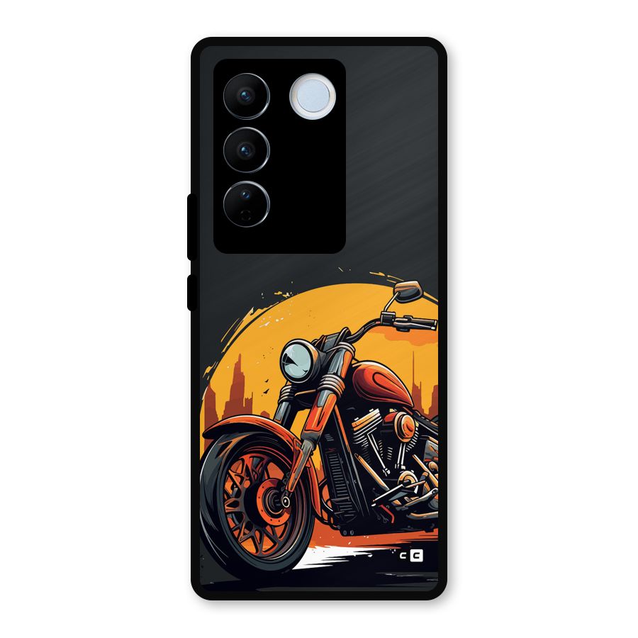 Extreme Cruiser Bike Metal Back Case for Vivo V27