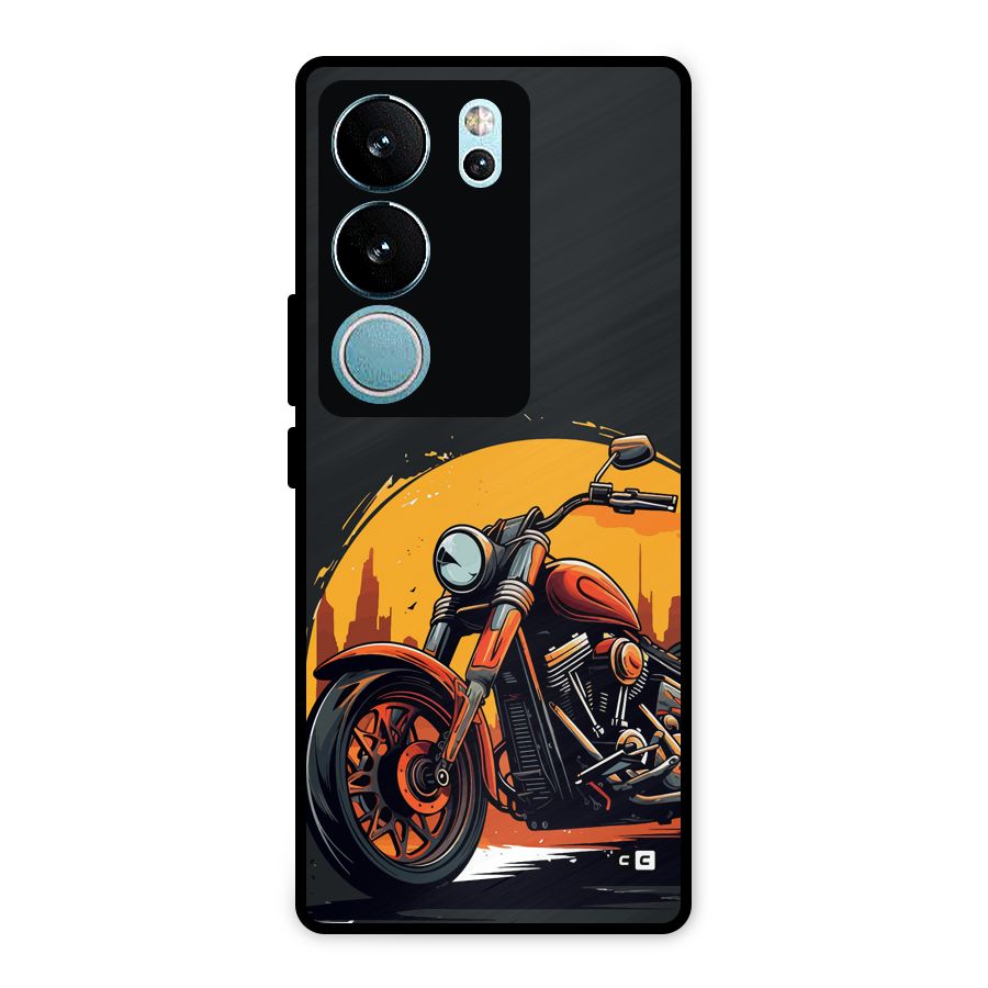 Extreme Cruiser Bike Metal Back Case for Vivo V29