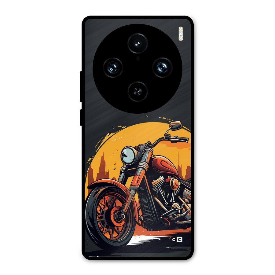 Extreme Cruiser Bike Metal Back Case for Vivo X100 Pro