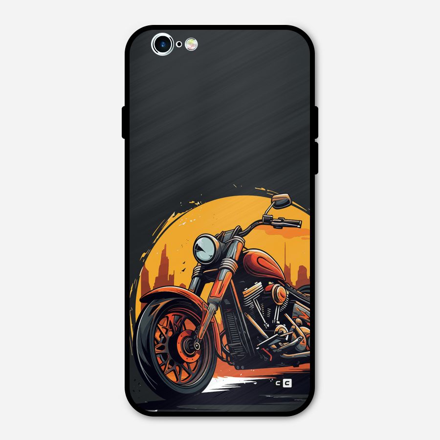 Extreme Cruiser Bike Metal Back Case for iPhone 6 6s