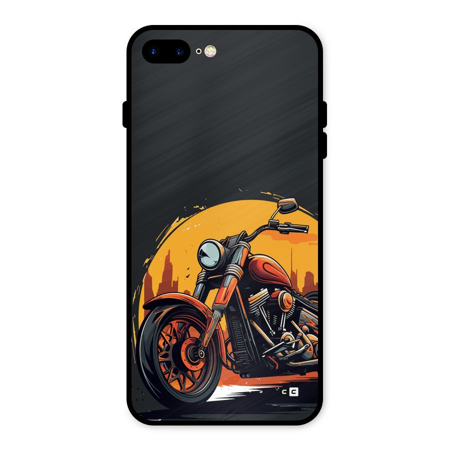 Extreme Cruiser Bike Metal Back Case for iPhone 7 Plus