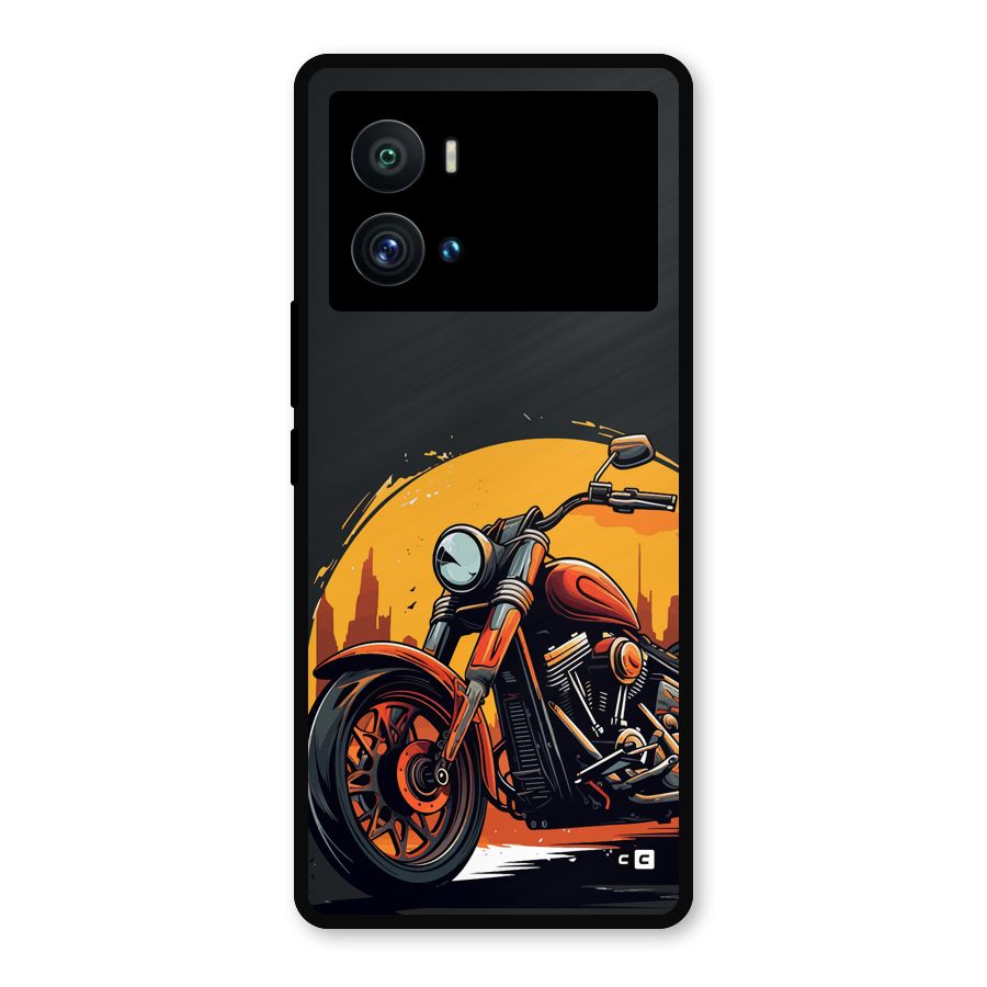Extreme Cruiser Bike Metal Back Case for iQOO 9 Pro