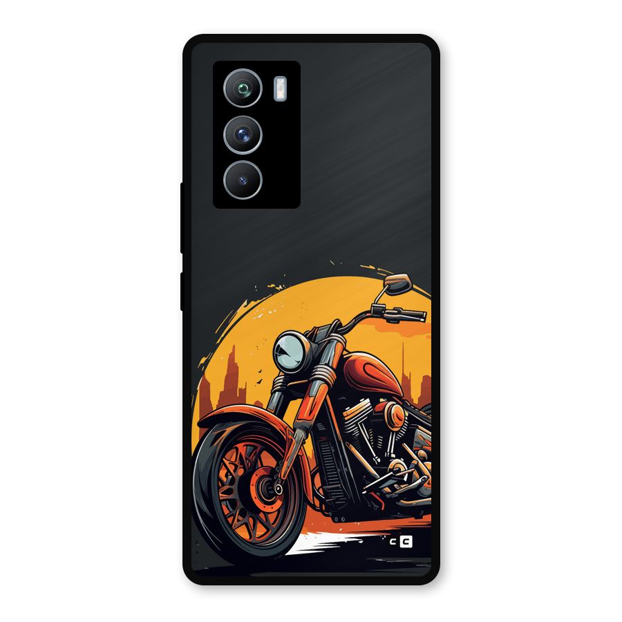 Extreme Cruiser Bike Metal Back Case for iQOO 9 SE