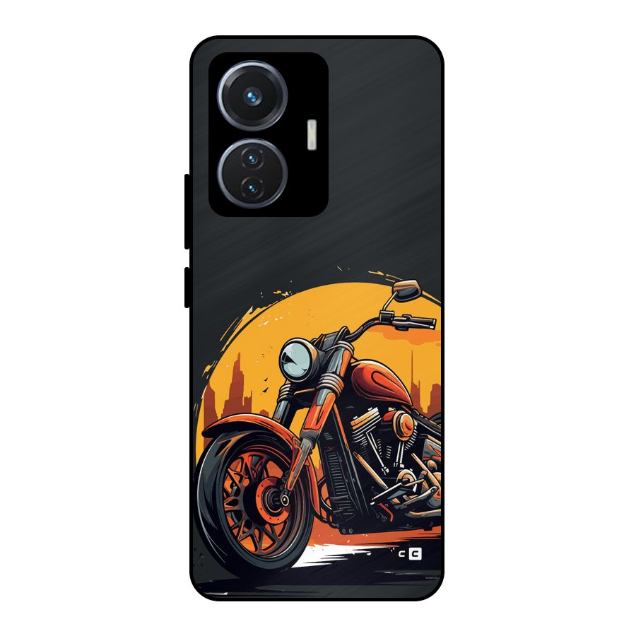 Extreme Cruiser Bike Metal Back Case for iQOO Z6 44W
