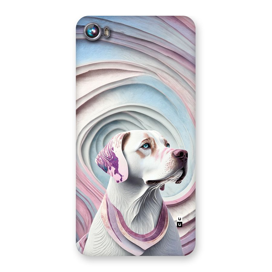 Eye Dog illustration Back Case for Canvas Fire 4 (A107)