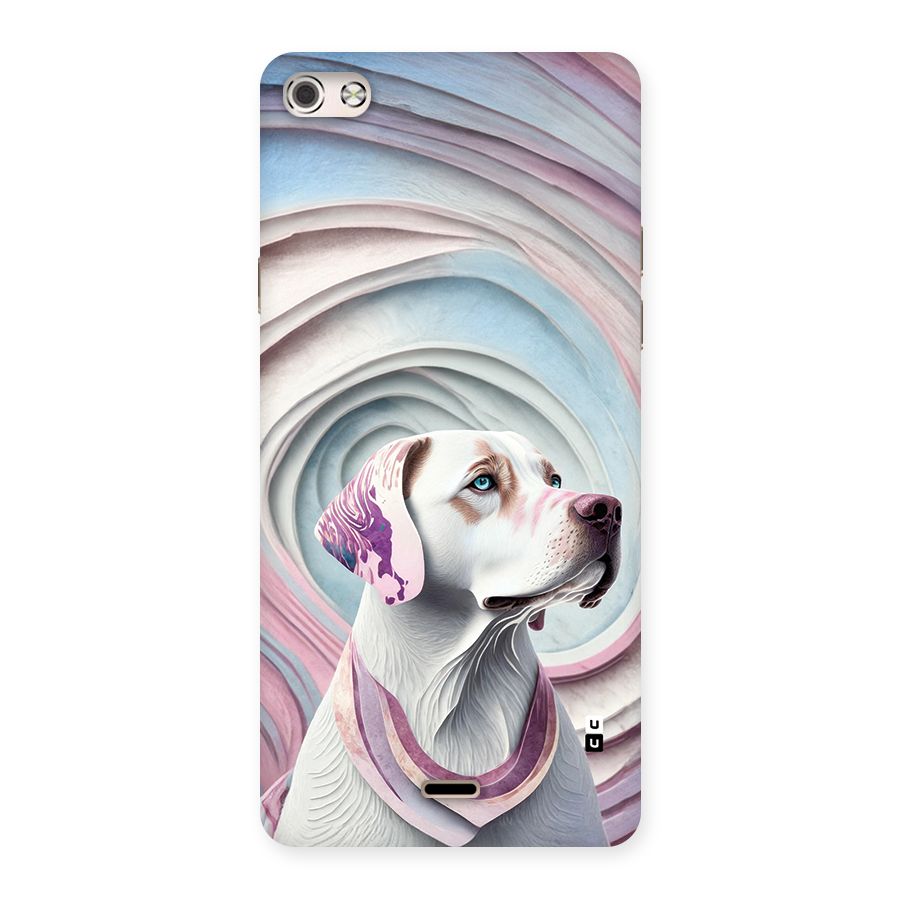 Eye Dog illustration Back Case for Canvas Silver 5