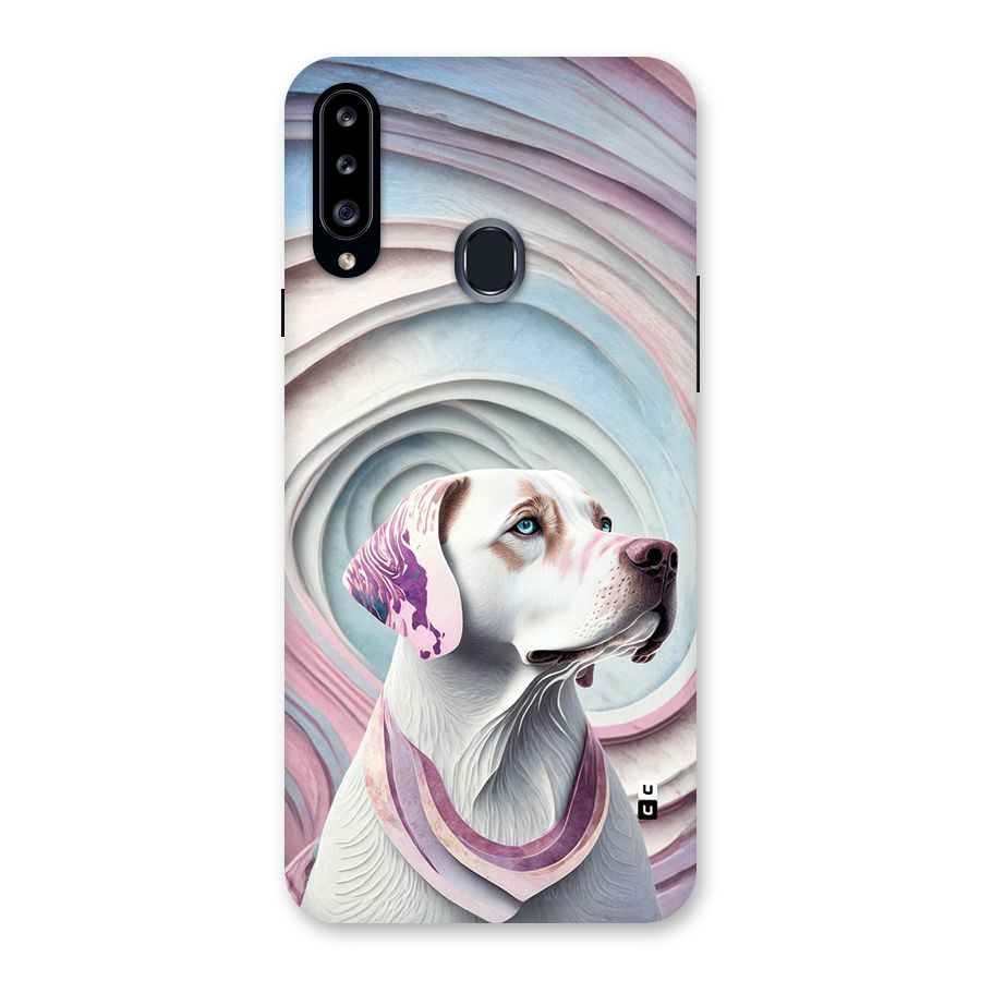 Eye Dog illustration Back Case for Galaxy A20s