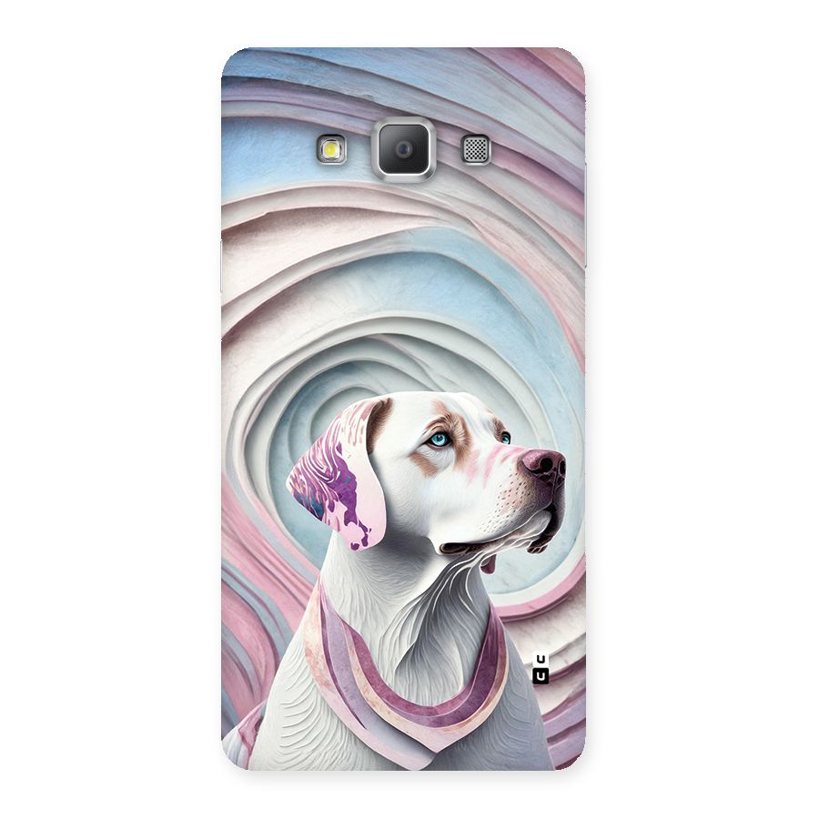 Eye Dog illustration Back Case for Galaxy A7