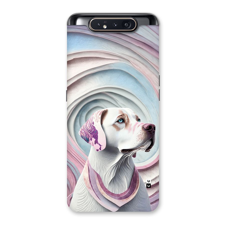 Eye Dog illustration Back Case for Galaxy A80