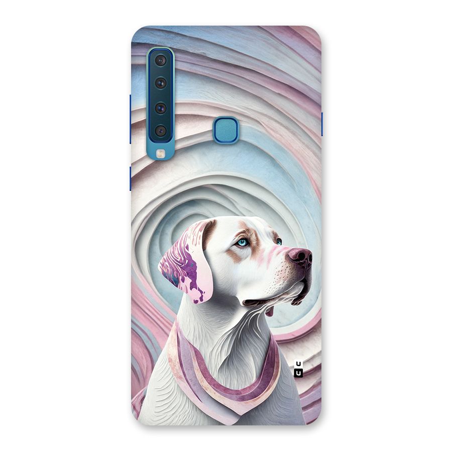 Eye Dog illustration Back Case for Galaxy A9 (2018)