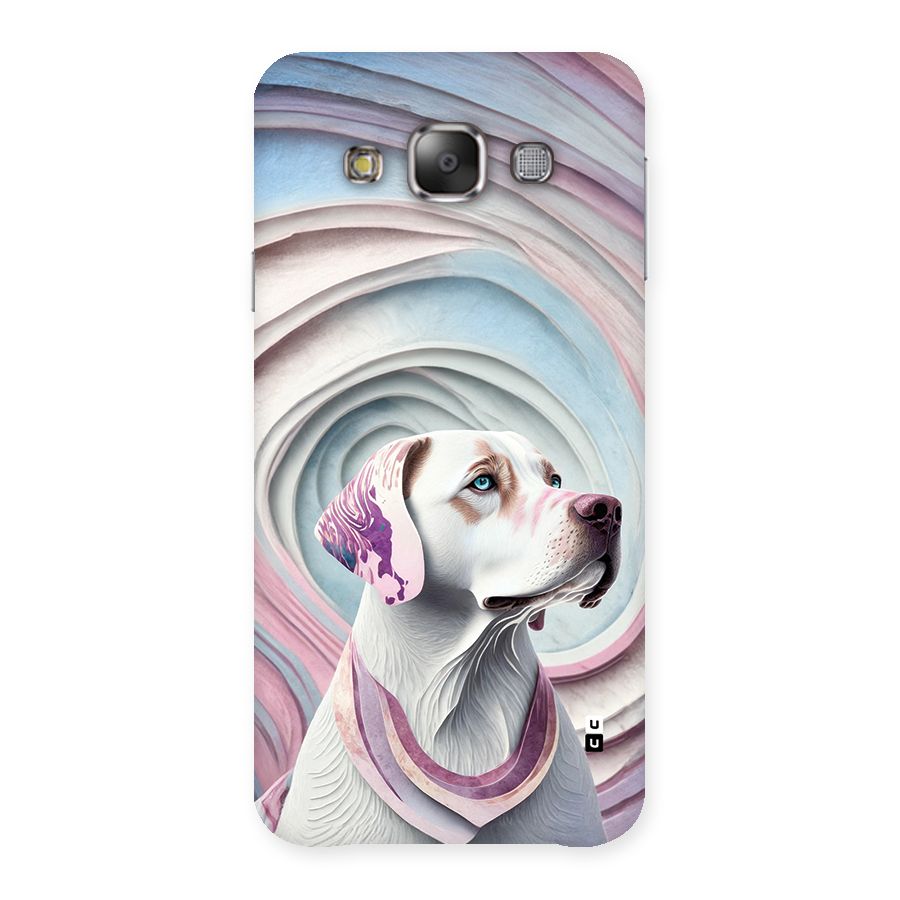 Eye Dog illustration Back Case for Galaxy E7