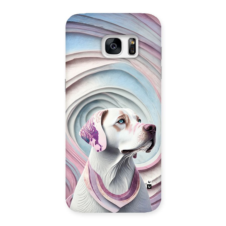 Eye Dog illustration Back Case for Galaxy S7 Edge