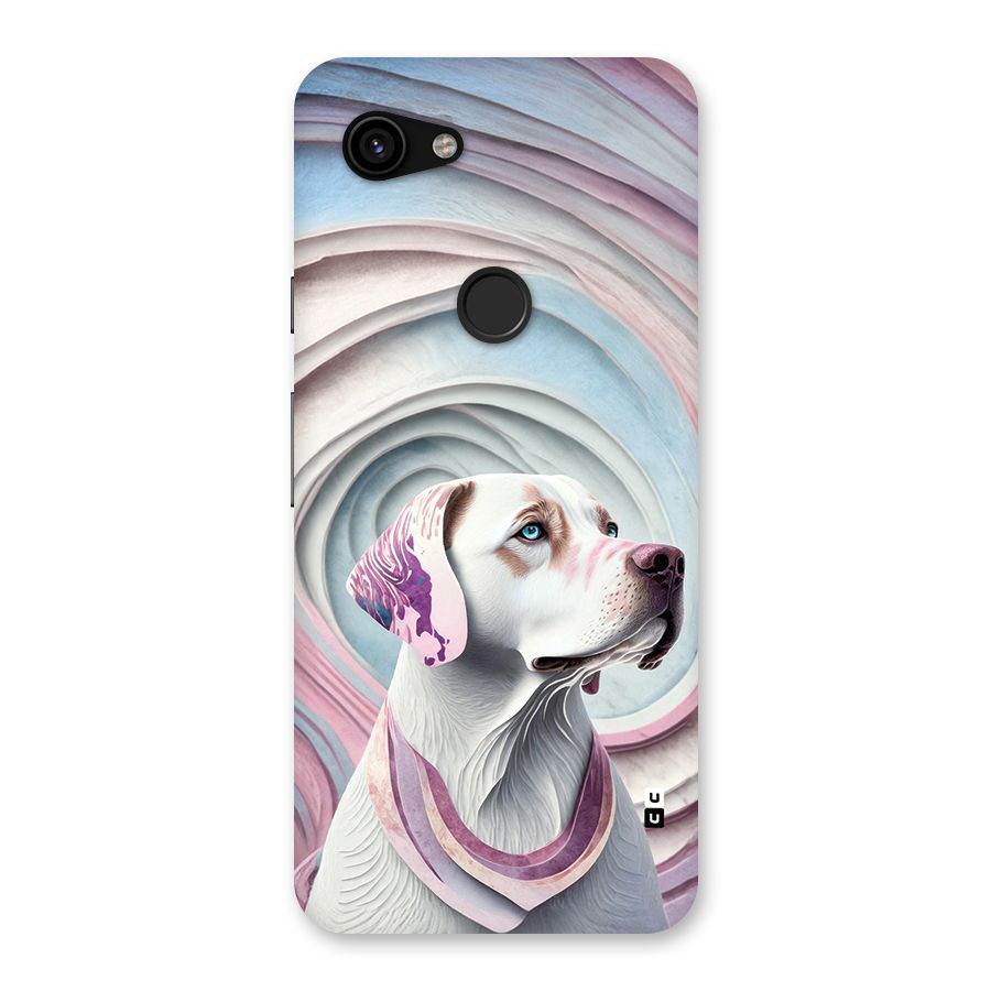 Eye Dog illustration Back Case for Google Pixel 3a