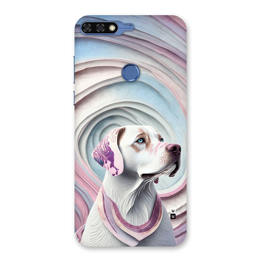 Eye Dog illustration Back Case for Honor 7C