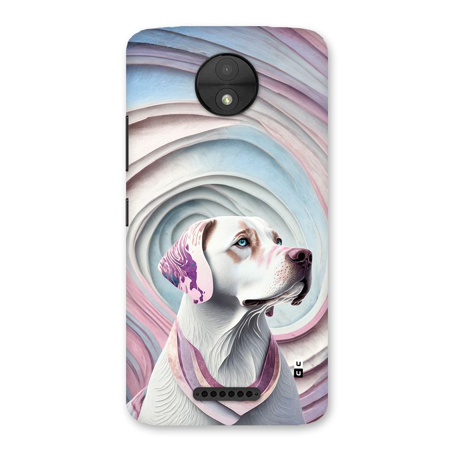 Eye Dog illustration Back Case for Moto C