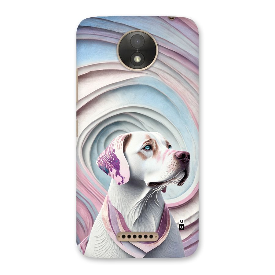 Eye Dog illustration Back Case for Moto C Plus