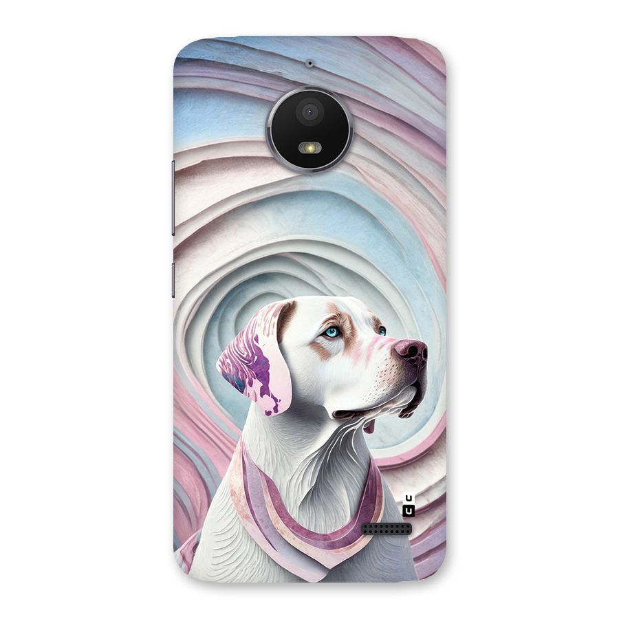 Eye Dog illustration Back Case for Moto E4