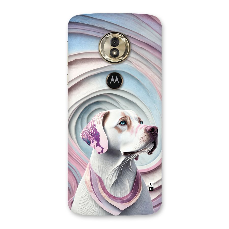 Eye Dog illustration Back Case for Moto G6 Play