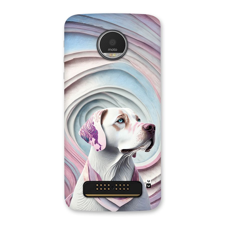 Eye Dog illustration Back Case for Moto Z Play