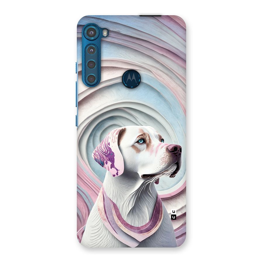 Eye Dog illustration Back Case for Motorola One Fusion Plus