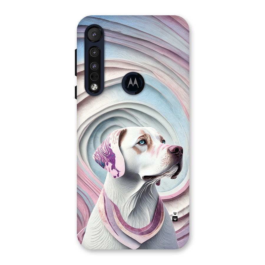 Eye Dog illustration Back Case for Motorola One Macro